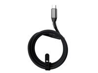 Klip Xtreme USB cable - 24 pin USB-C - 1 m - Black - 60W Braided Fast charging