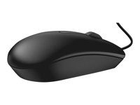 Dell MS116 - Mouse - optical - 3 buttons - wired - USB - black - with 1 Year Basic Hardware
