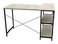 Xtech Computer desk - L-shaped - dark sonoma oak