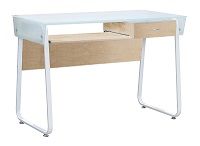 Xtech Desk S Lvl XTF-CD197 - Glass-top computer desk - Color: Sycamore