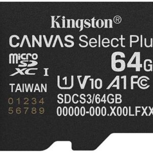Kingston Flash memory card - microSDHC - 64GB microSDXC Canvas Select P