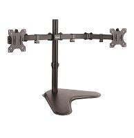 Klip Xtreme KPM-311 - Stand - for 2 LCD displays - plastic, high-grade steel - black - screen size: 13"-32"