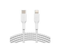 Belkin BoostCharge - Lightning cable - 24 pin USB-C male to Lightning male - 1 m - white