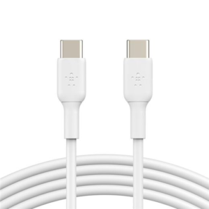 Belkin BoostCharge - USB cable - 24 pin USB-C (M) to 24 pin USB-C (M) - 2 m - white