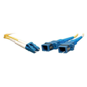 Eaton Tripp Lite 0.3M Duplex Multimode Fiber Optic 8.3/125 Adapter LC/SC M/F 1ft 1' 0.3 Meter