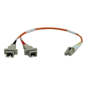 Eaton Tripp Lite 0.3M Duplex Multimode Fiber Optic 62.5/125 Adapter LC/SC M/F 1ft 1' 0.3 Meter