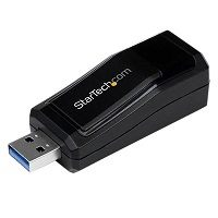 StarTech.com USB 3.0 to Gigabit Ethernet NIC Network Adapter - 10/100/100 Mbps Network A