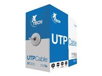 Xtech Bulk cable - RJ-45 (M) to RJ-45 (M) - 305 m - UTP - CAT 5e - gray