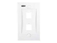 Nexxt Nexxt - Mounting plate - white - 2 ports