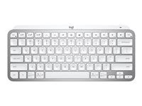 Logitech MX Keys Mini - Keyboard - backlit - wireless - Bluetooth - pale gray