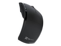 Klip Xtreme Lightflex KMW-375 - Mouse - ergonomic - optical - 3 buttons - wireless - 2.4 GHz