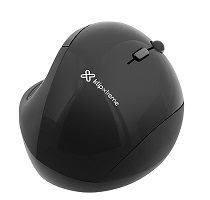 Klip Xtreme Mouse - 2.4 GHz - Wireless - Black - Ergonomic
