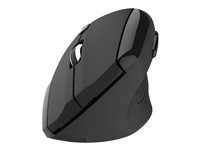 Klip Xtreme EverRest - Vertical mouse - ergonomic - right-handed - optical - 6 buttons - wireless - 2.4 GHz