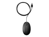 HP Desktop 320M - Mouse - 3 buttons - wired - USB - for HP 246 G7 Notebook, 340 G7 Notebook;