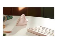 Logitech Lift Vertical Ergonomic Mouse - Vertical mouse - ergonomic - 6 buttons - wireless - 2.4 GHz