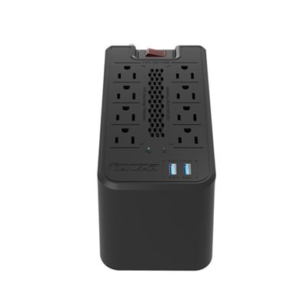 Forza Automatic voltage regulator - AC 110 V - 8 Outlets - 1200 VA - 600W NEMA 5-15 2-