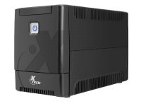 Xtech Battery backup - Line interactive - 375 Watt - 750 VA - AC 110/120 V - 8 outlets