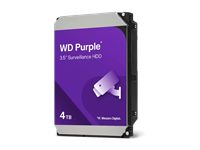 Western Digital WD Purple - Hard drive - Internal hard drive - 4 TB - 3.5" - 5400 rpm -