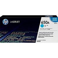 HP 650A - Cyan - original - LaserJet - toner cartridge (CE271A) - for Color LaserJet Ent